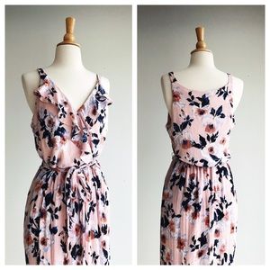 AUW | Pink Floral Maxi Dress | 10